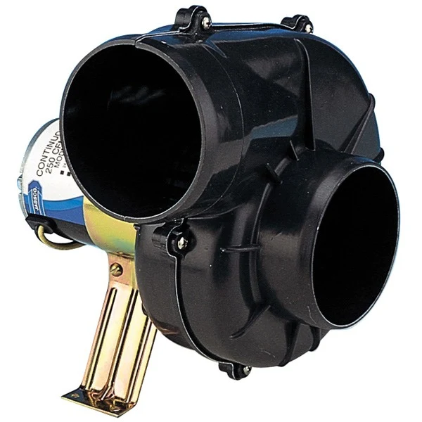 Jabsco, Motorromsvifte - Flexmontering 12V, 7,1 m3/min, 75 mm slange, 15