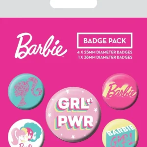 Barbie Pins GRL PWR 5-pk