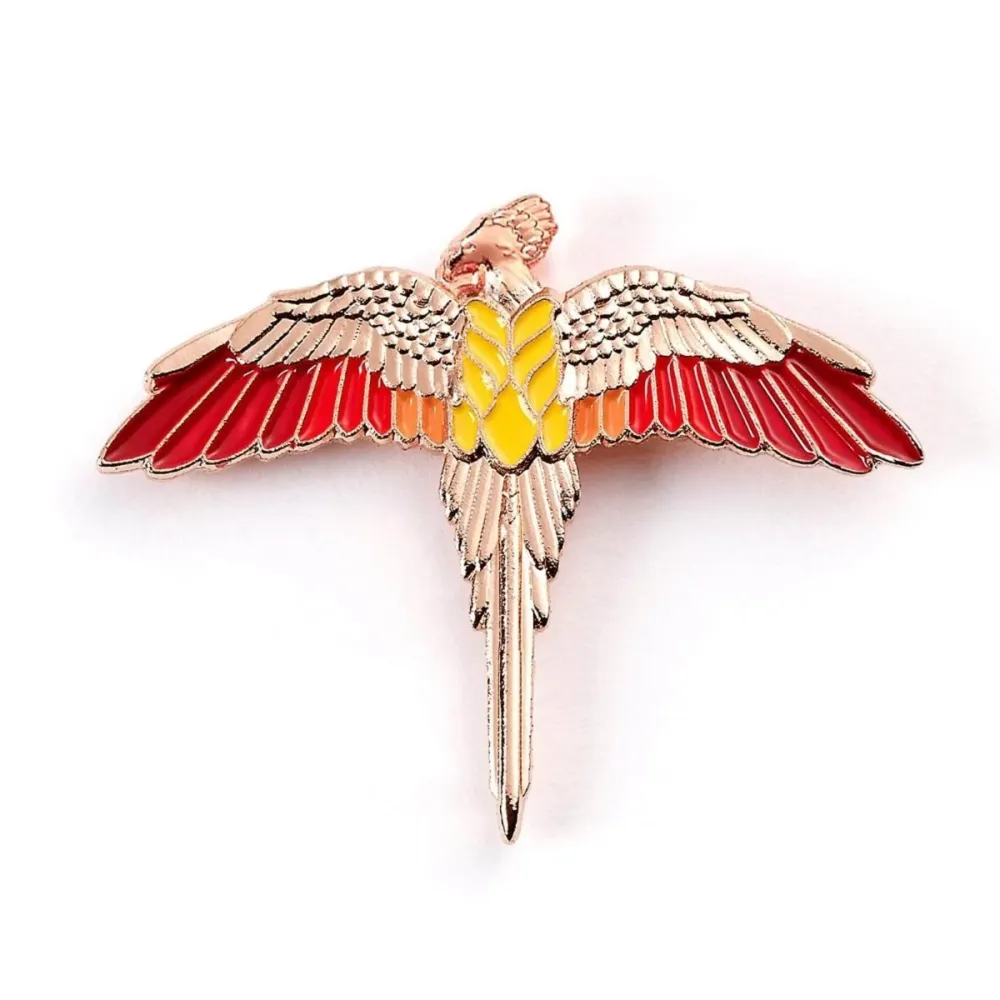 Harry Potter Pin Rose Gold Fawkes