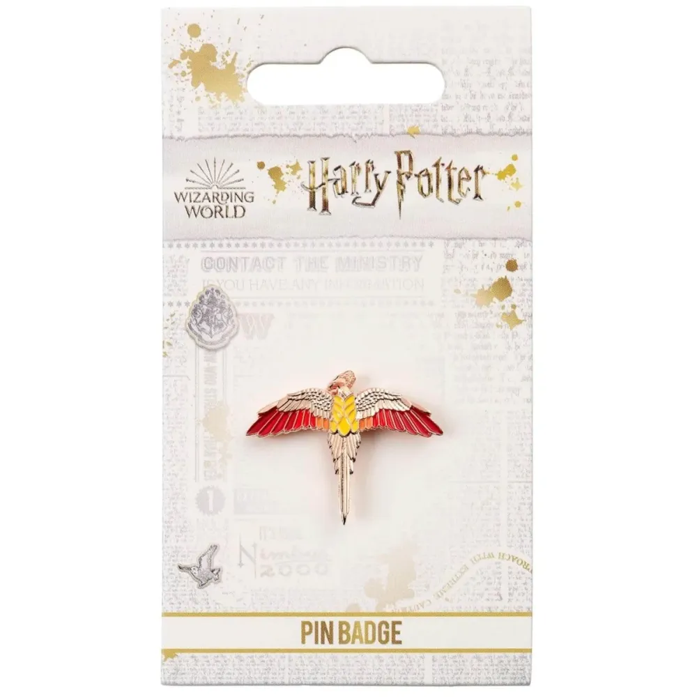 Harry Potter Pin Rose Gold Fawkes