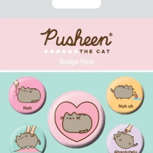 Pusheen Pins Absolutely Not 5-pk