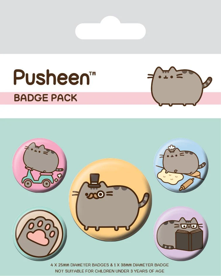 Pusheen Pins Fancy Cat 5-pk