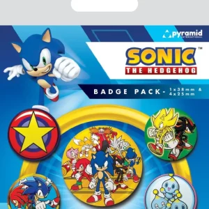 Sonic Pins Team Speed 5-pk