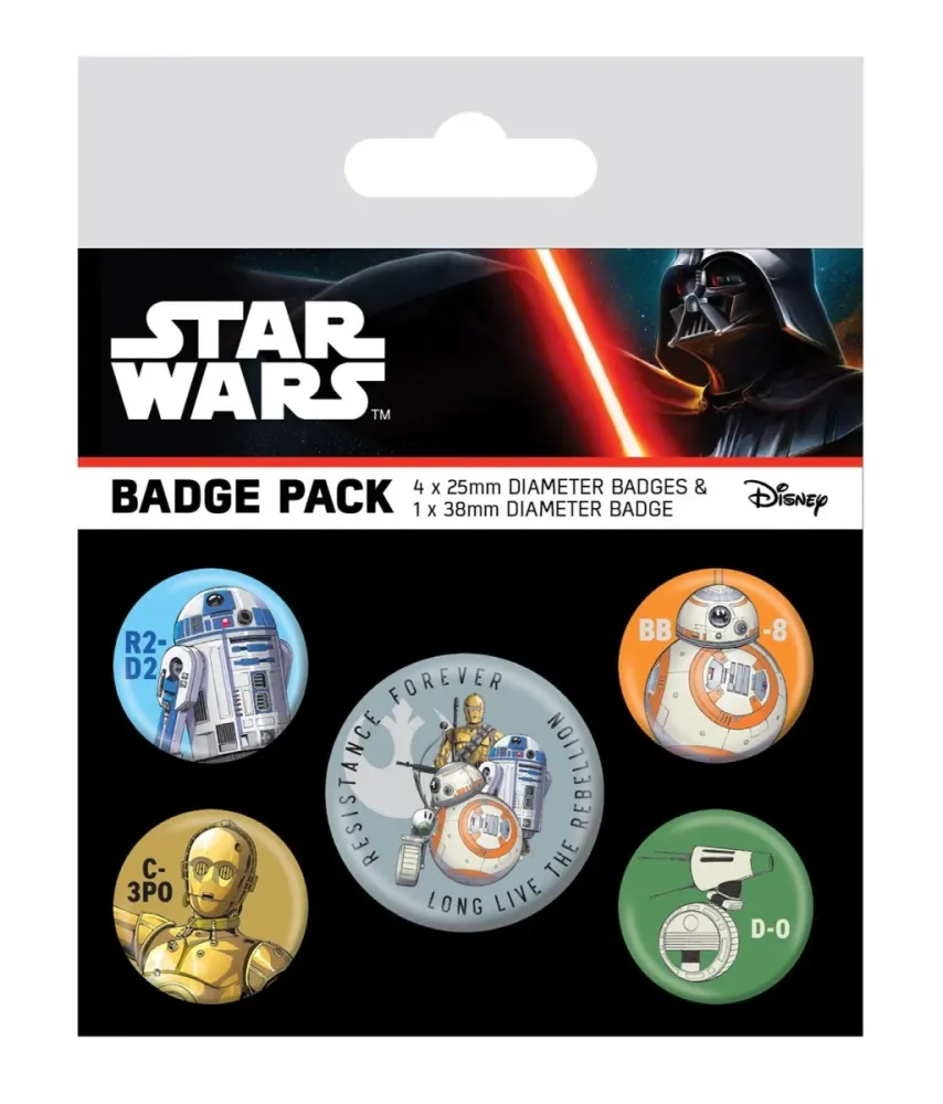 Star Wars Pin 5-pack Droids