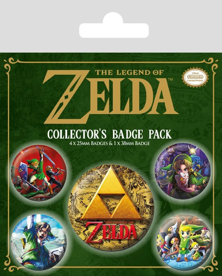 Zelda Pins Classic Adventures 5-pk