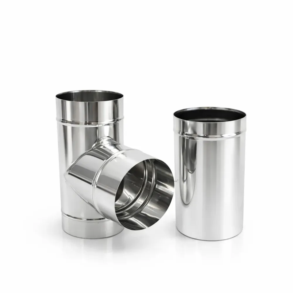 Ø150 T-Stykke med 300mm rørkobling Ø130