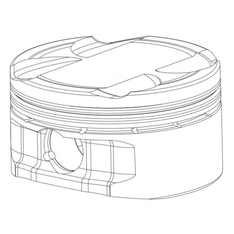 CP Piston & Ring Set 14+ Audi/VW 2.0L TSI - Bore (83mm) - Compression Ratio (9.5:1)