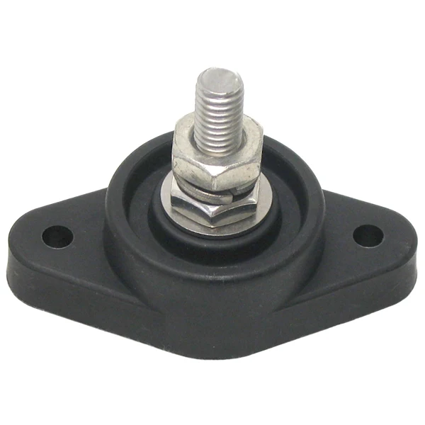 OceanFlex, Enkel elektrisk kobling, sort, maks 240A / Ø9,5 mm