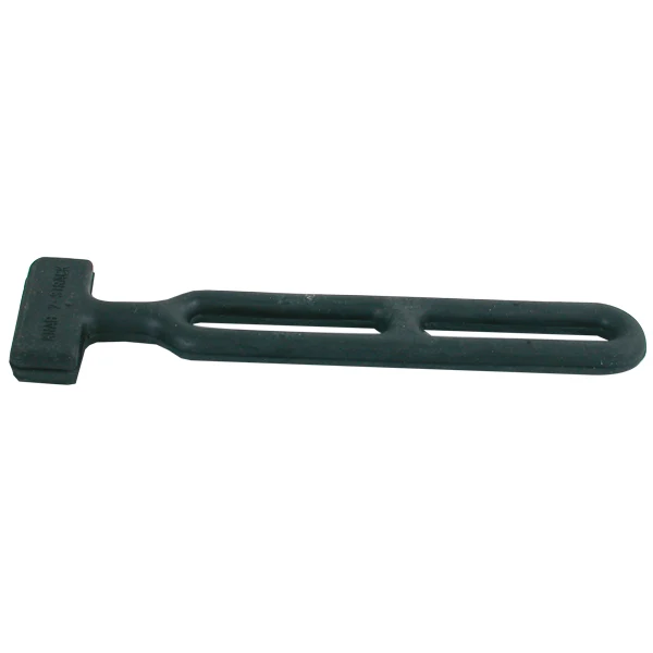 Presenningsrem T-stige, 160mm, Gummi, Sort