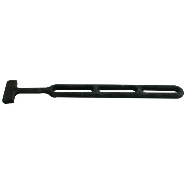 Presenningsrem T-stige, 260mm, Gummi, Sort