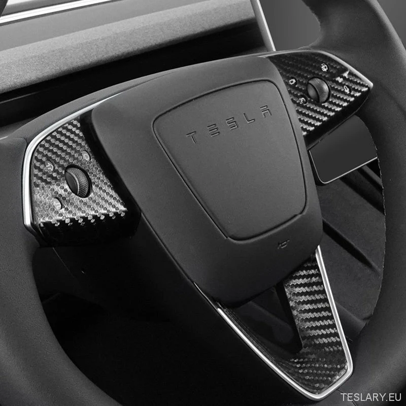 Black Carbon Fiber Premium Design, egnet Tesla Model 3+ Highland