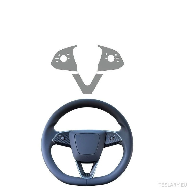 Black Carbon Fiber Premium Design, egnet Tesla Model 3+ Highland