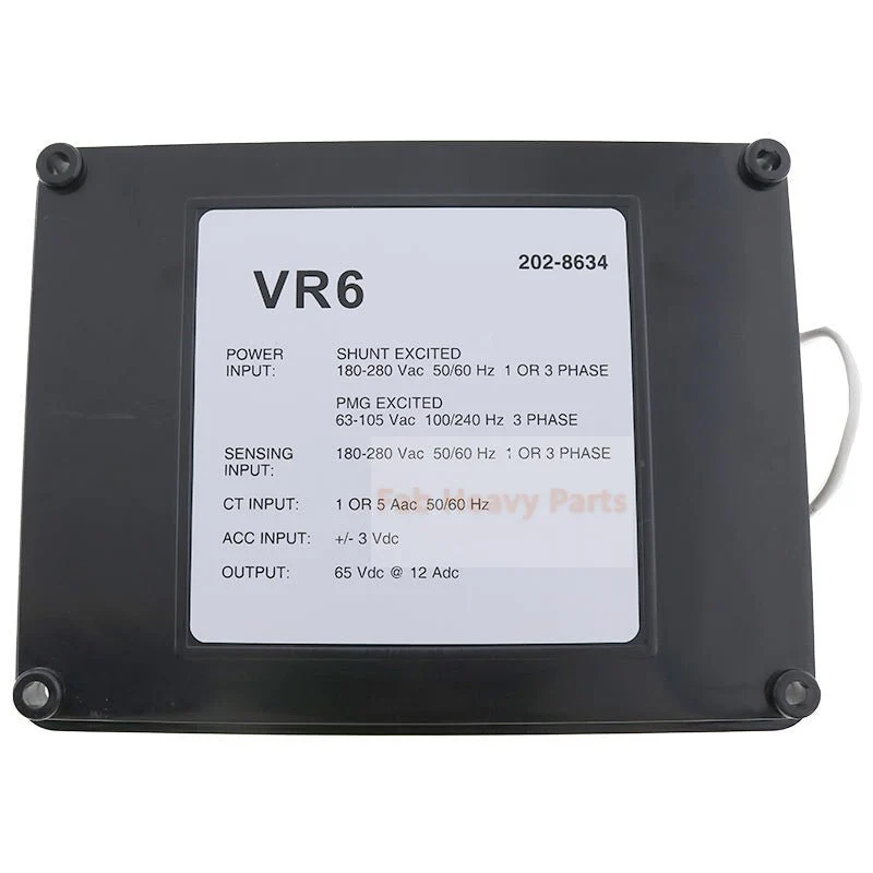 VR6 automatisk spenningsregulator AVR K65-12B Caterpillar CAT Generator