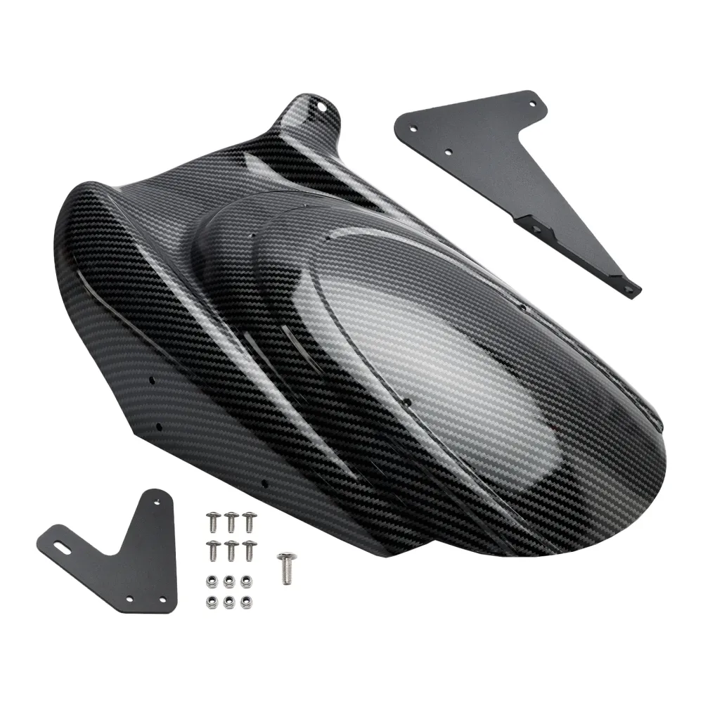 Bakre Hugger Fender Mudguard Kawasaki Versys 650 KLE650 2015-2019 Karbon generisk