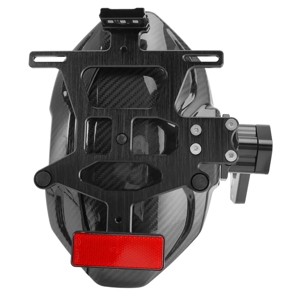 Ekte karbonfiber bakfender brakett LED passform Honda CBR650R CB650R 2024-2025