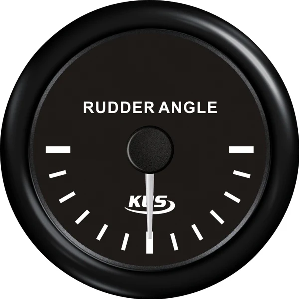 KUS, Rorindikator 0-190 ohm, svart, IP67, Ø 52 mm