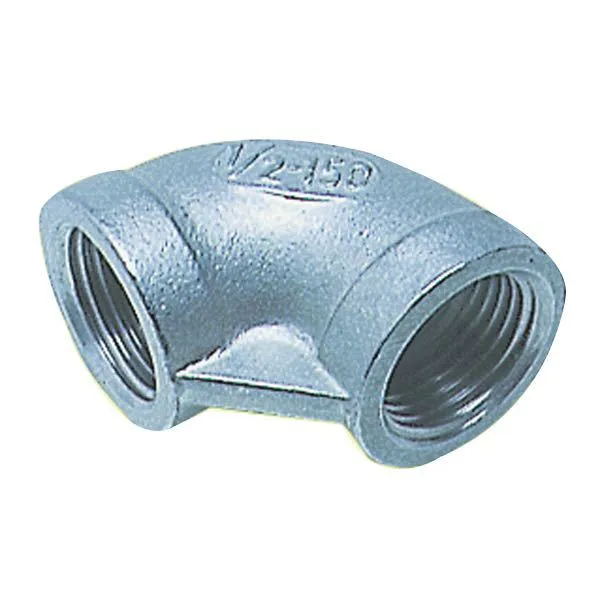 1852, 90° bøyd inn/inn gjenger RF stål, AISI 316, 3/8"