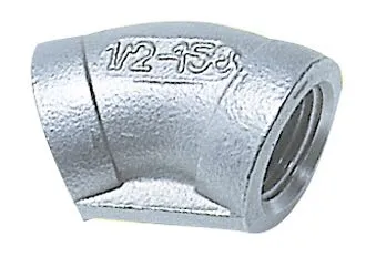 1852, bøy 45° inn/ 1 1/4" RF, AISI 316