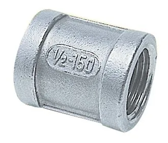 1852, Muffe ind. gjenger RF stål AISI 316, 1/2"