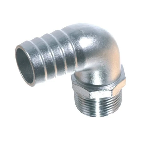 1852, Slangestender 90° utv. gjenger, 3/4” x 25 mm, AISI 316