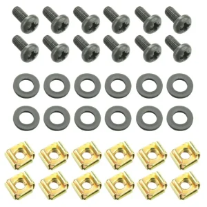 Adam Hall Skruer til 19" Rack 12 stk. (12mm)