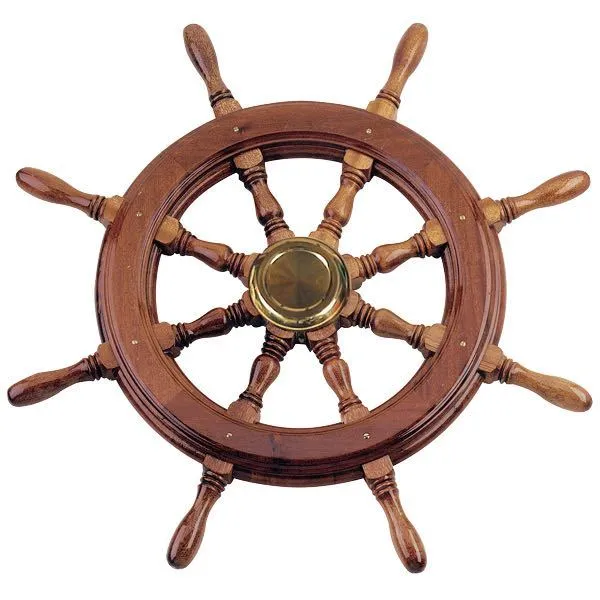 Savoretti, krok ø30cm, mahogni med messingfinish, 3/4" kjegle