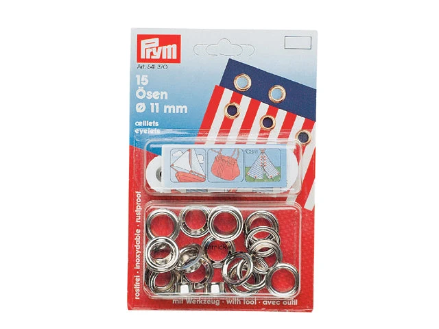Prym, Øyer av messing 11 mm PCK5, 541370