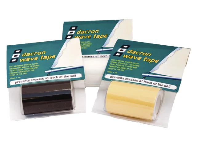 PSP, Dacron Wave tape 75 mm svart, 3 m (1 stk)