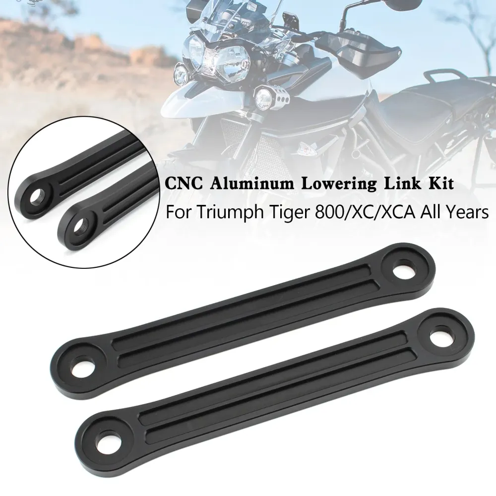 Tiger 800 XC XCA alle år 20mm CNC aluminium senking Link Kit