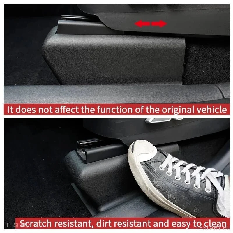 Tesla Model y Forsetet Rails Kick Protectors Driver and Passenger Sides
