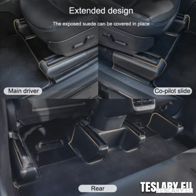 Tesla Model Y Full 9 Piec Seat Rail Protection Kit