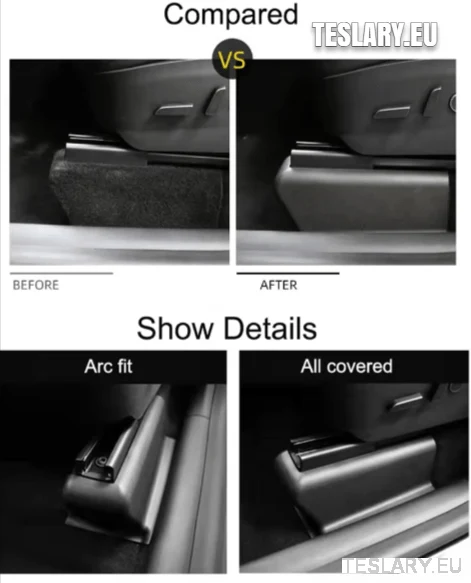Tesla Model Y Full 9 Piec Seat Rail Protection Kit