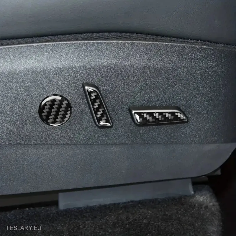 Tesla Model 3/Y Seat Control Button beskyttelsesdeksler