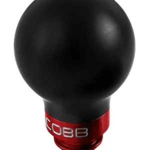 Cobb Subaru 6-Speed COBB Shift Knob - Black w/Race Red Collar (Non-Weighted)