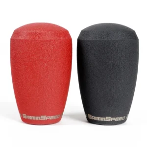 GrimmSpeed Shift Knob Stainless Steel - Subaru 5 Speed and 6 Speed Manual Transmission - Red