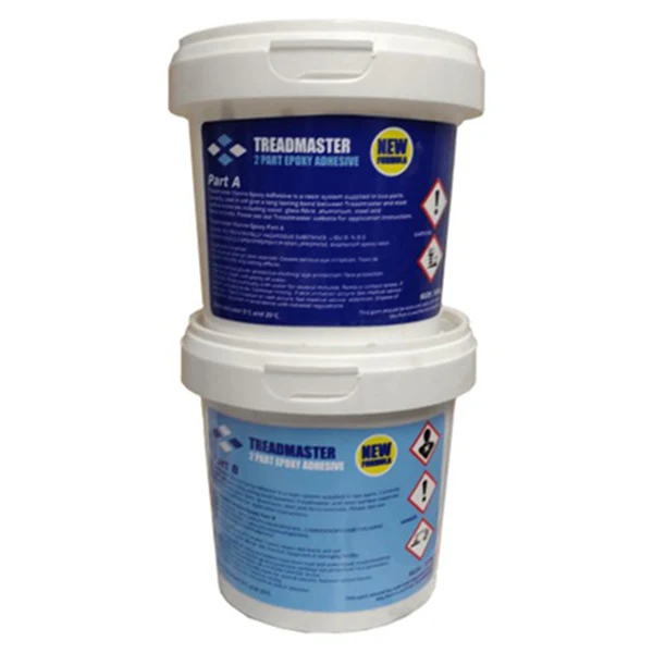 Treadmaster, epoksylim 2-komponent, 600g - glidebelegg, nok til 2 plater