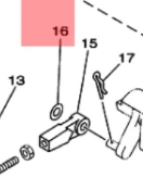 Yamaha 90201-08M12 Skive / Washer (Plate)