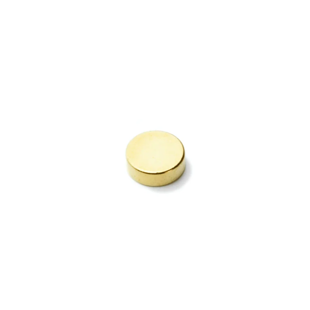 Supermagnet, Skive 6x3 mm, Gull