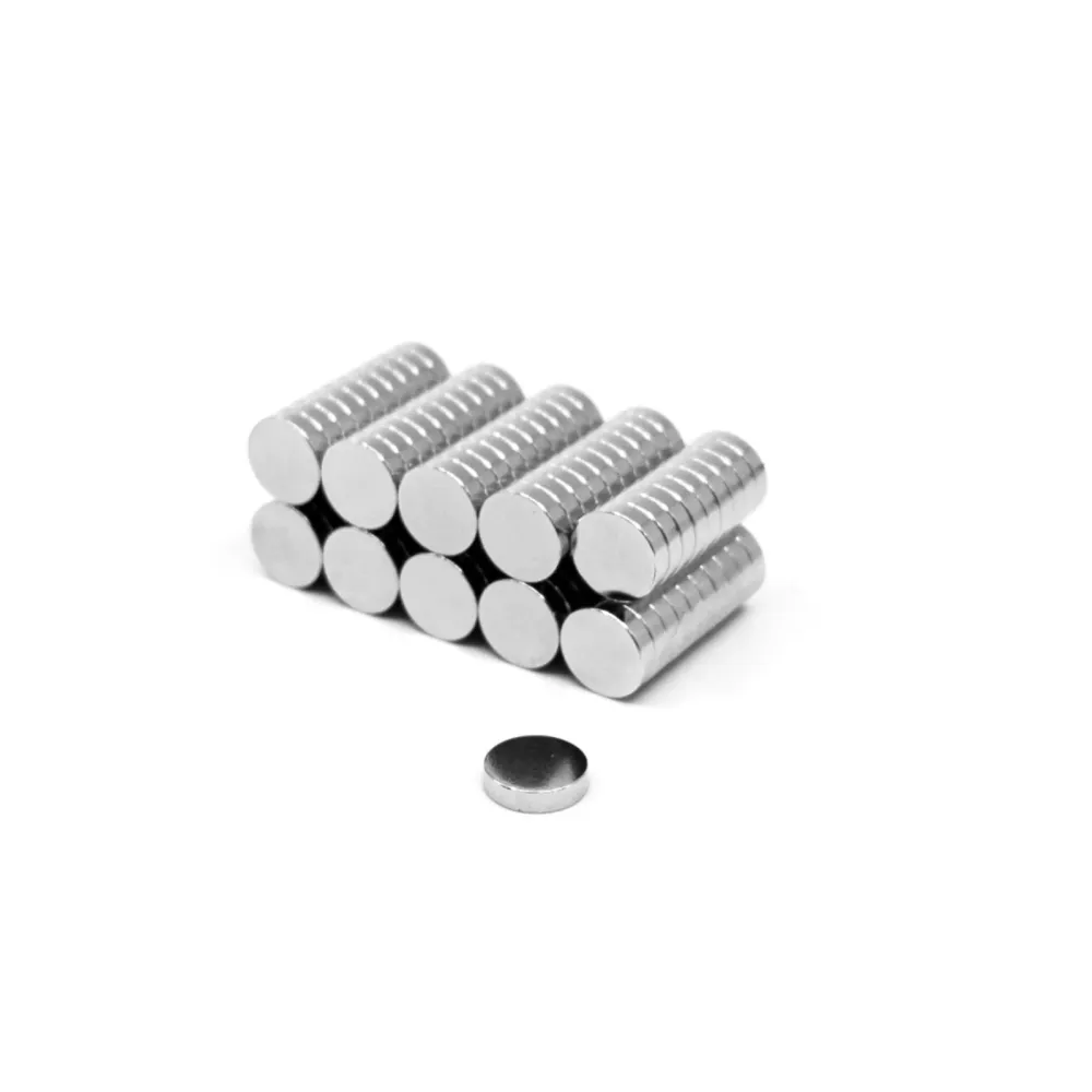 Hobbymagneter 8x2 mm (100-pakk)