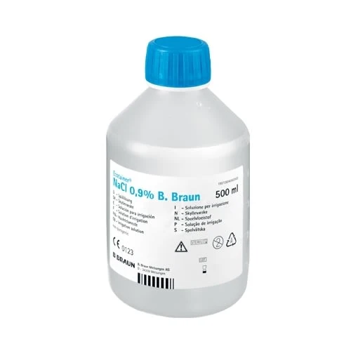 Skyllevæske Ecotainer NaCl 0,9% 500ml