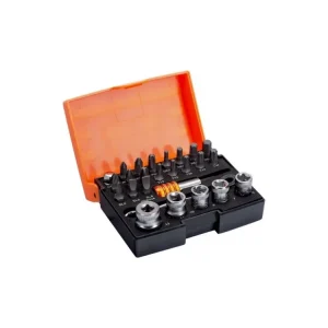 Reise Socket Set m/ 26 deler 1/4 Dynamic Drive stikkontakter