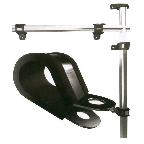 Slangeholder RF 16mm - Ø25mm, Rustfritt monteringsbånd