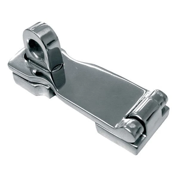 Låselås m/svivel RF, AISI 316, 25 mm x 75 mm, Ø 9 mm