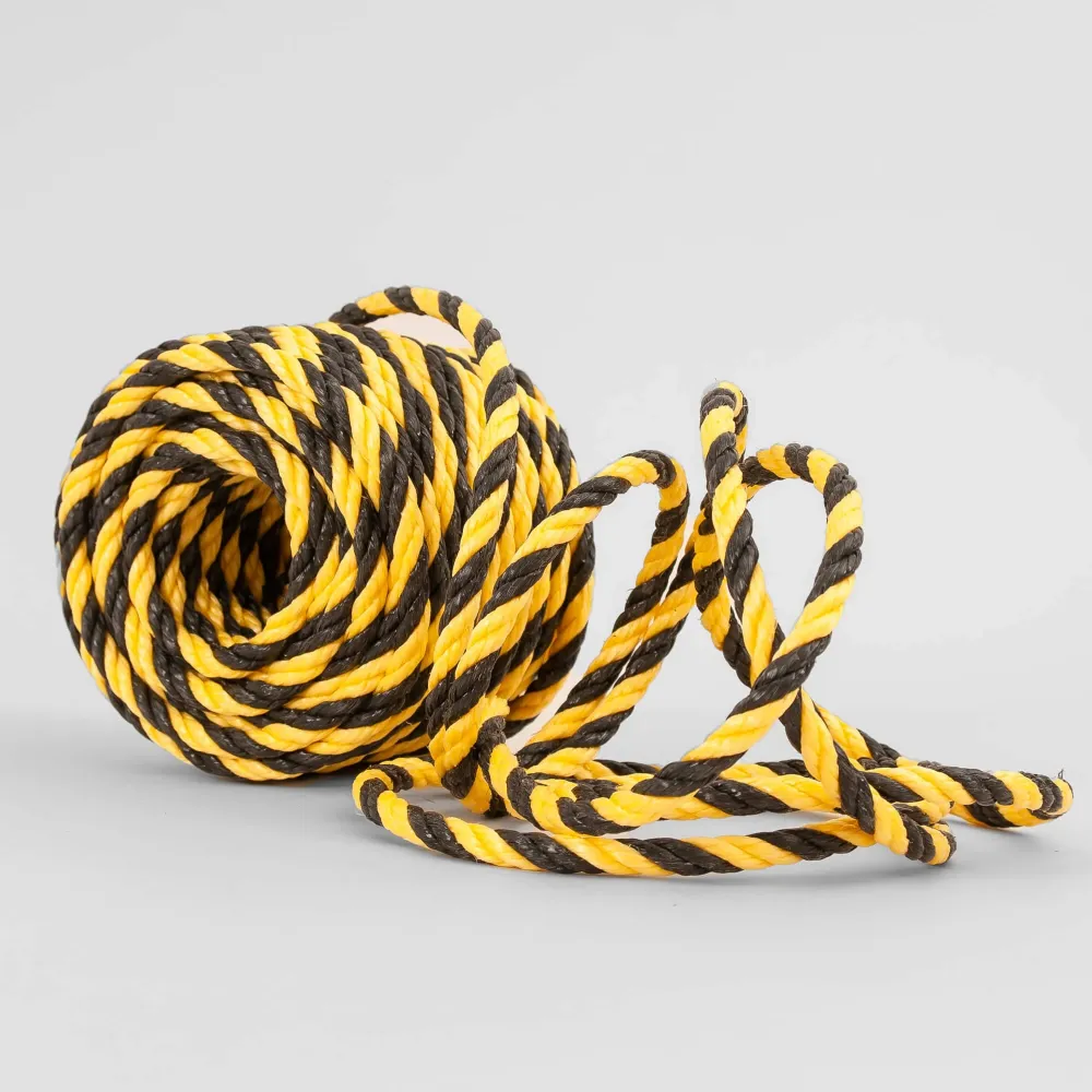 Varseltau – Ø10mm x 25m, Gul/Svart