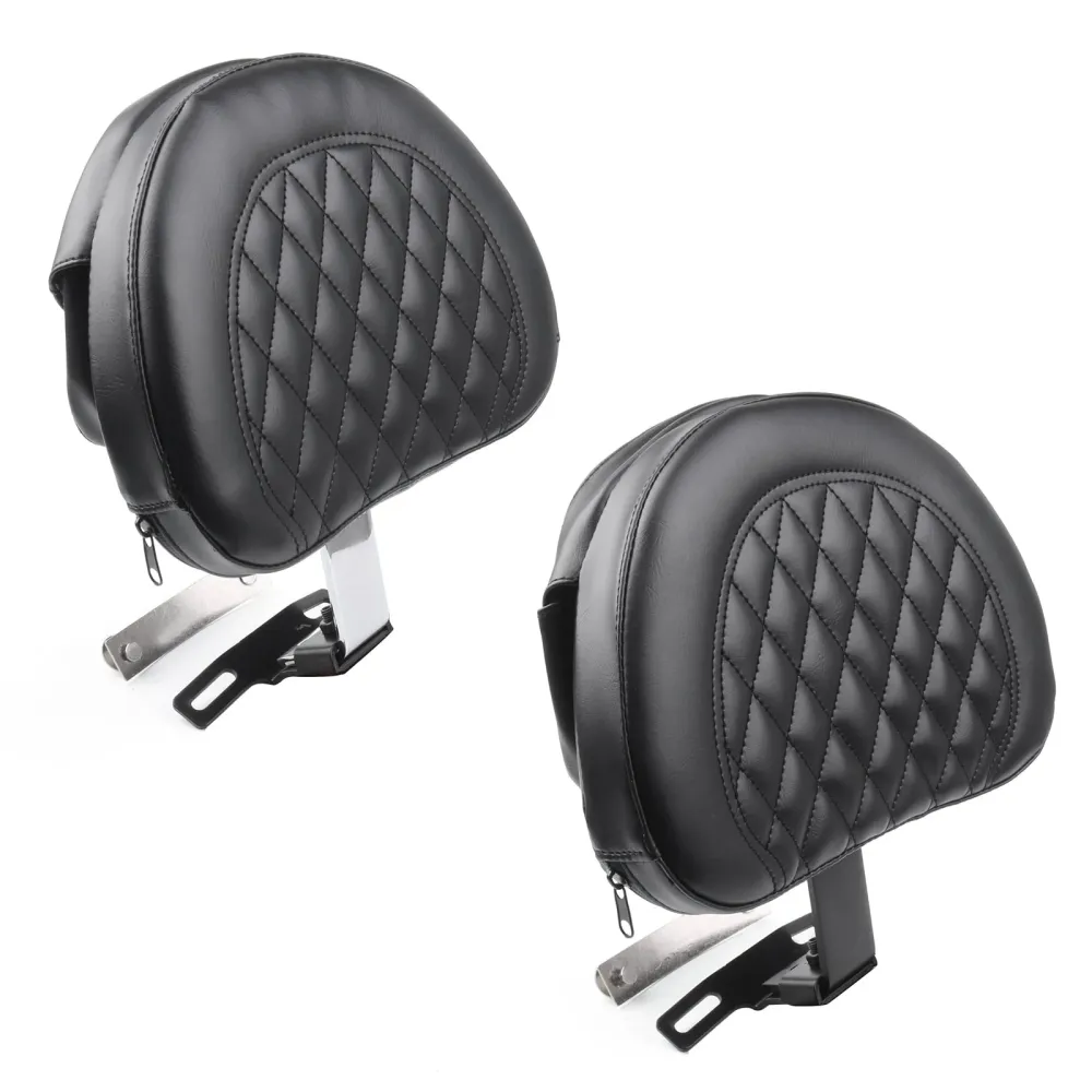 Driver Rider Rack Rest Pad 07-17 Harley Fatboy Flstf Heritage Softail Generic