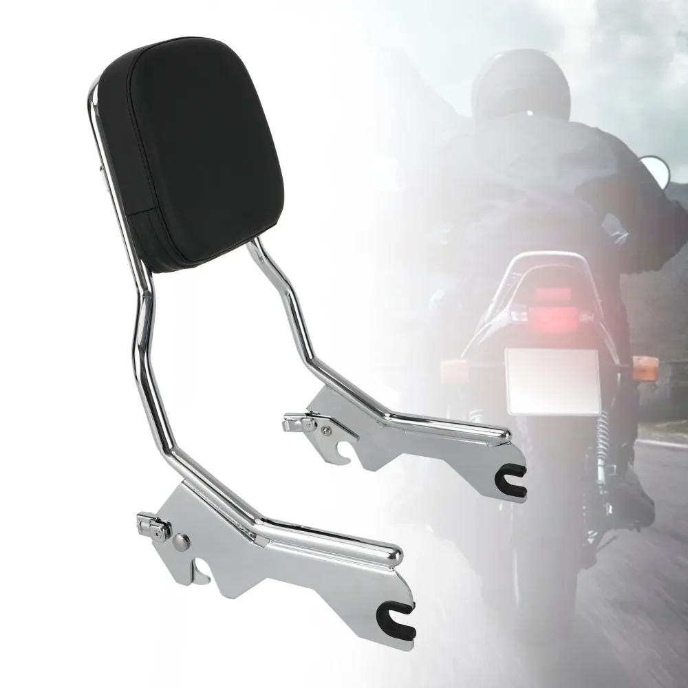 Street Bob FXBB Softail Slim FLSL Deluxe FLDE Passenger Sissy Bar Rackrest