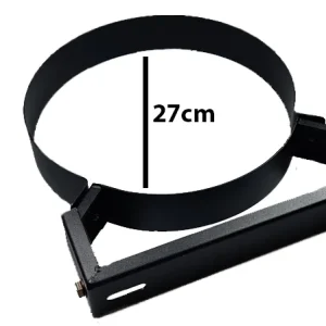 Veggfeste stålpiper Øinv27cm