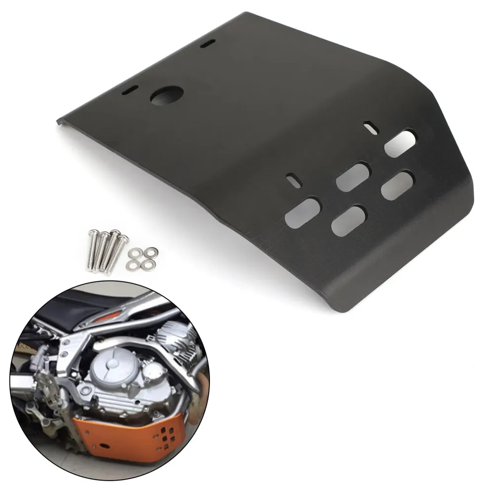 Black Skid Plate Engine Bash Guard Yamaha Serow XT250/X Tricker XG250 04-13 Generisk