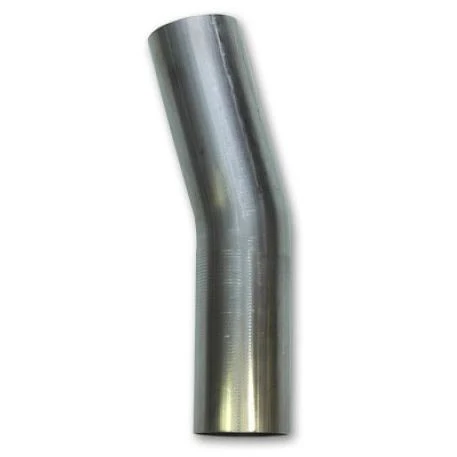 Vibrant 4in OD T304 SS 15 Deg Mandrel Bend 5in Leg Length (6in Centerline Radius)