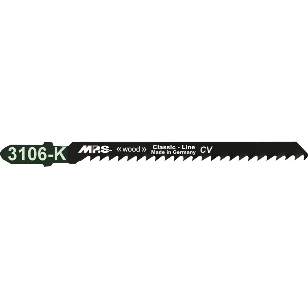 MPS Stikksagblad 3106-K, 5 stk. 100 mm CrV 8 tpi